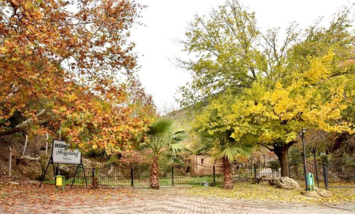 Su Değirmen parkında sonbahar!