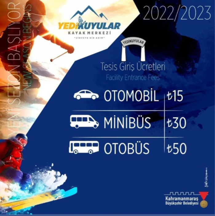 7 kuyular kayak merkezi 2023 fiyat tarifesi! 