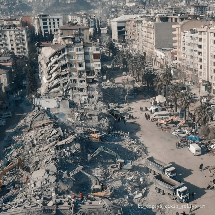 Deprem sonrası Kahramanmaraş drone g&ouml;r&uuml;nt&uuml;leri!