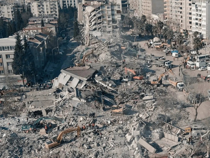 Deprem sonrası Kahramanmaraş drone g&ouml;r&uuml;nt&uuml;leri!