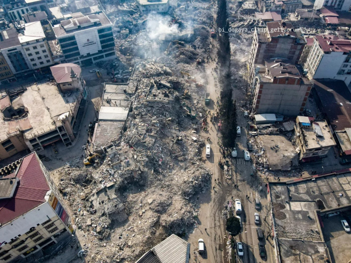 Deprem sonrası Kahramanmaraş drone g&ouml;r&uuml;nt&uuml;leri!