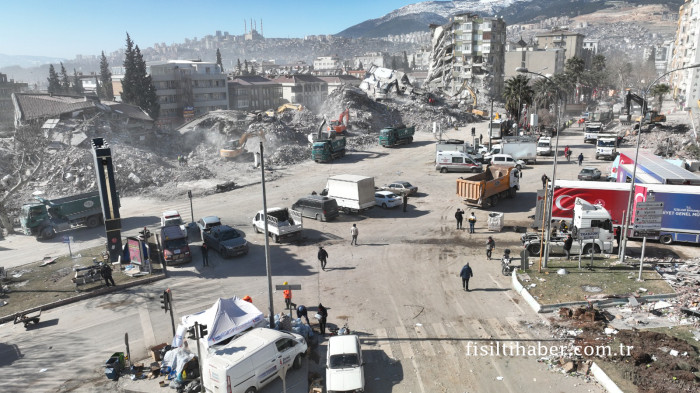 Deprem sonrası Kahramanmaraş drone g&ouml;r&uuml;nt&uuml;leri!