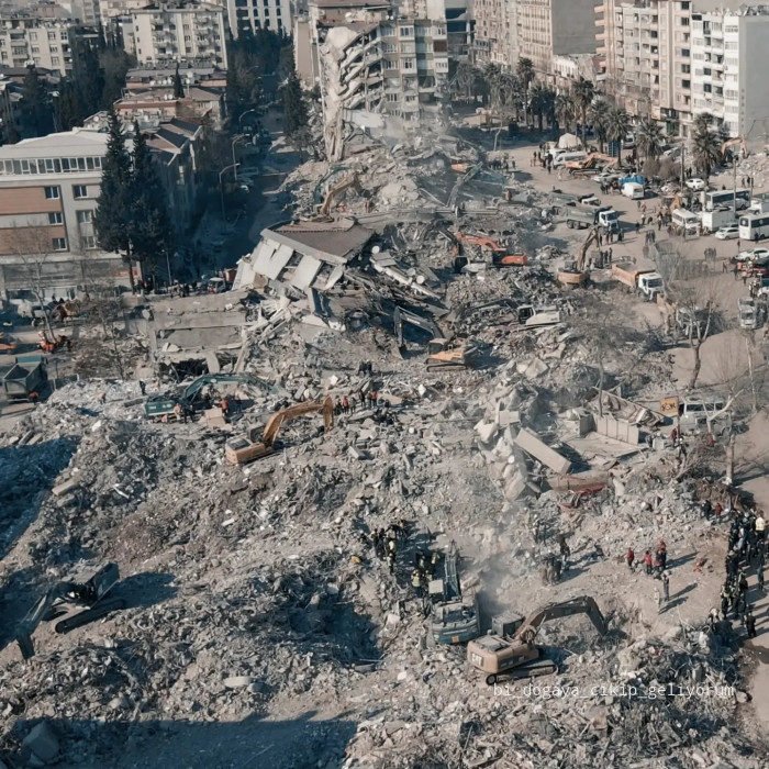 Deprem sonrası Kahramanmaraş drone g&ouml;r&uuml;nt&uuml;leri!