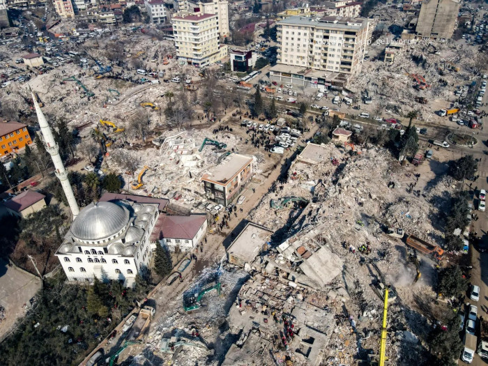 Deprem sonrası Kahramanmaraş drone g&ouml;r&uuml;nt&uuml;leri!