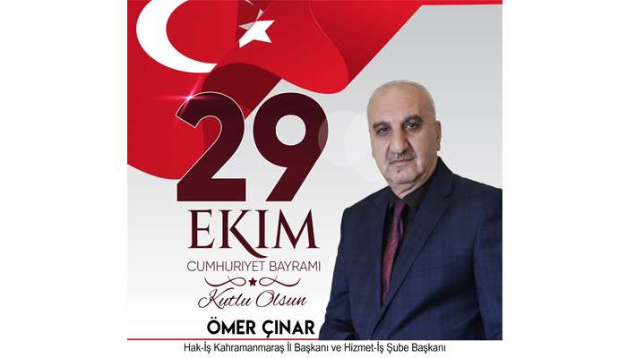 &Ouml;mer &ccedil;ınar 29 ekim kutlama ilanı