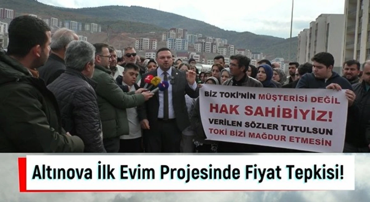 Altınova İlk Evim Projesinde Fiyat Tepkisi!