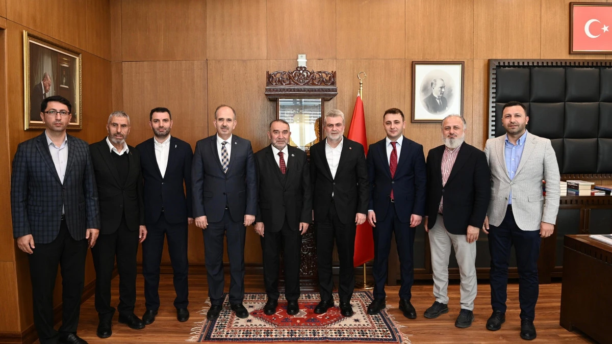 Başkan G&ouml;rgel, Cumhurbaşkanı Başdanışmanı İsrafil Kışla&rsquo;yı Ağırladı!