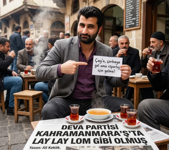 &Ccedil;ay&rsquo;a, &ccedil;orbaya gel ama r&ouml;portaj i&ccedil;in gelme!