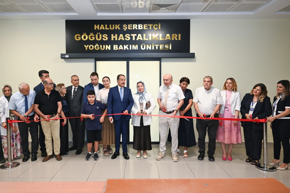 Haluk Şerbet&ccedil;i G&ouml;ğ&uuml;s Hastalıkları Yoğun Bakım &Uuml;nitesi D&uuml;zenlenen T&ouml;renle A&ccedil;ıldı!