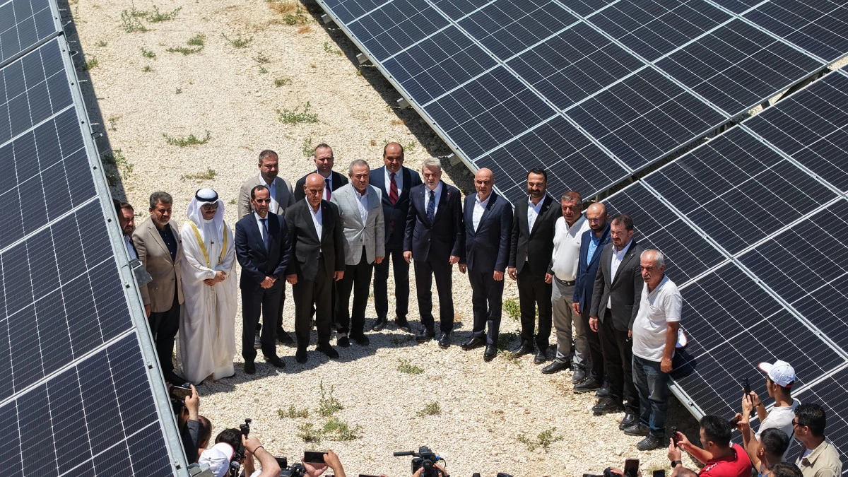 Kahramanmaraş G&uuml;neş Enerji Santrali Hizmete A&ccedil;ıldı!
