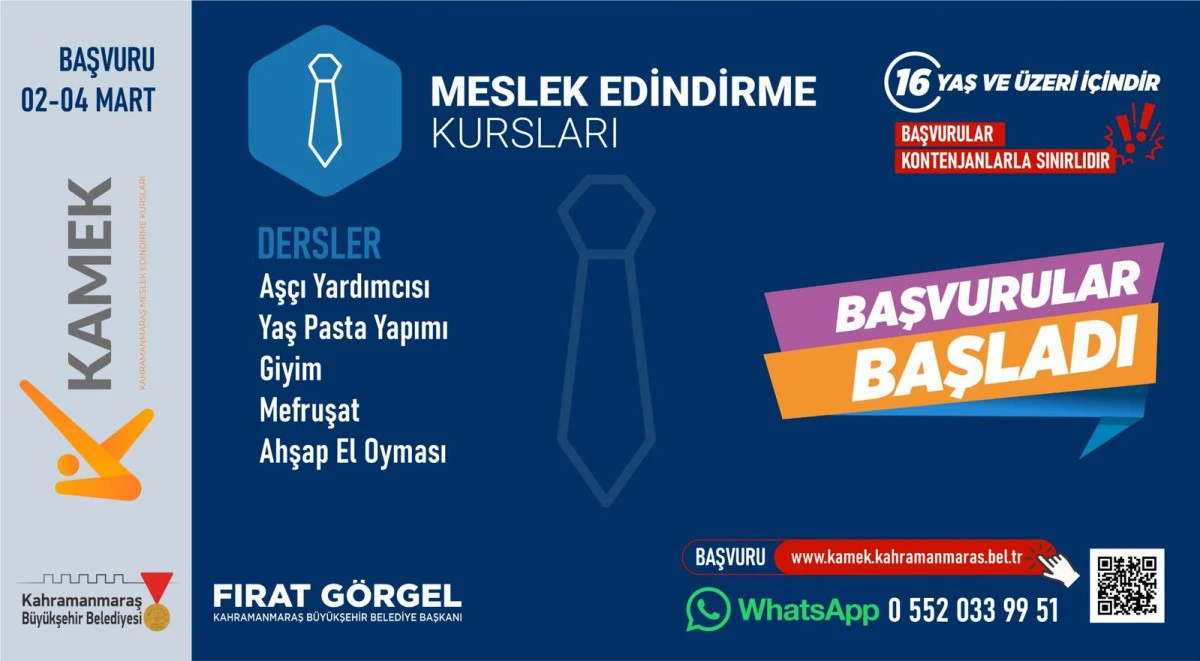 KAMEK&rsquo;te Bahar D&ouml;nemi Başlıyor!