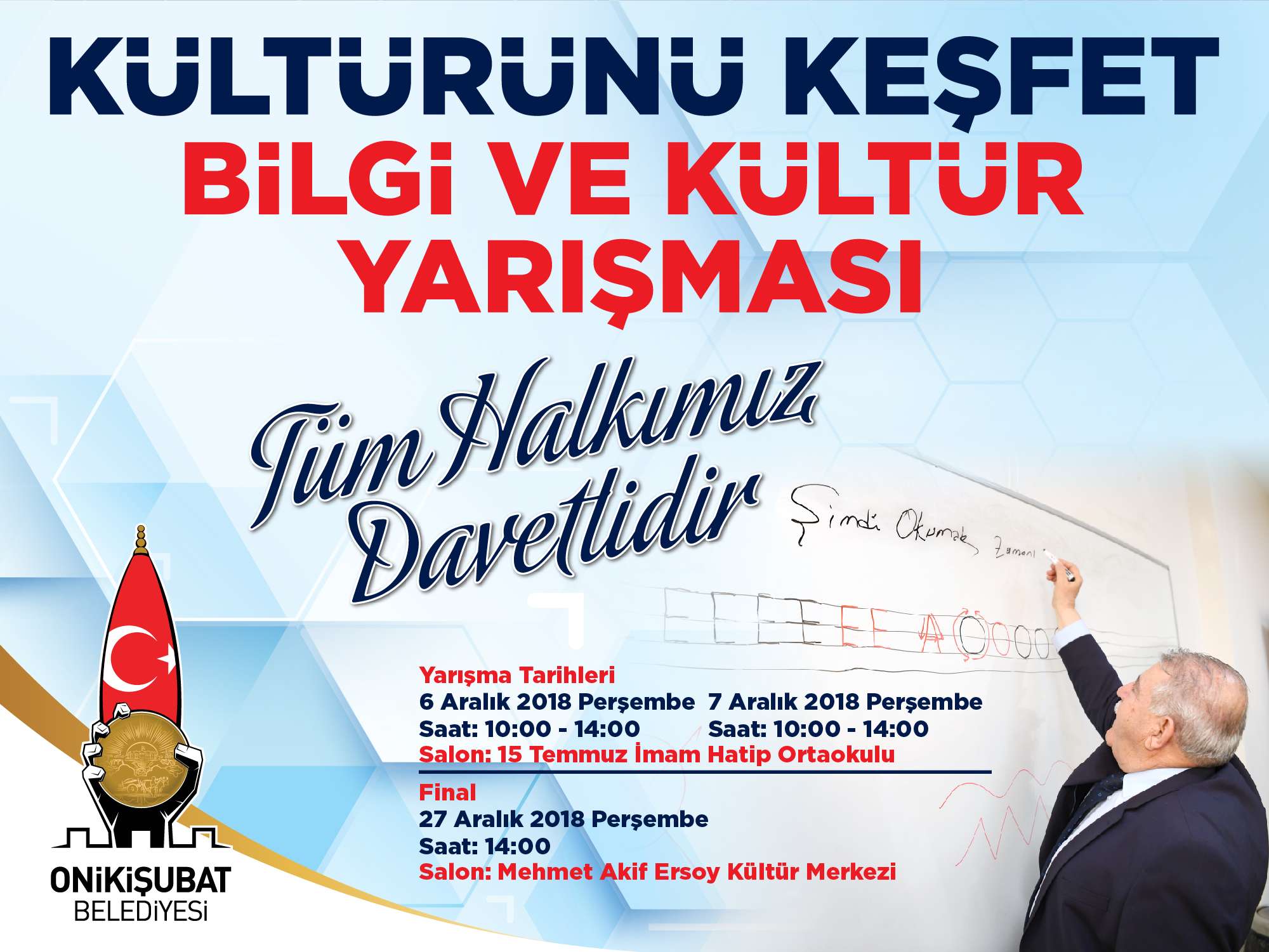  Onikişubat &Ouml;ğrencilerin K&uuml;lt&uuml;r&uuml;n&uuml; Yarıştıracak