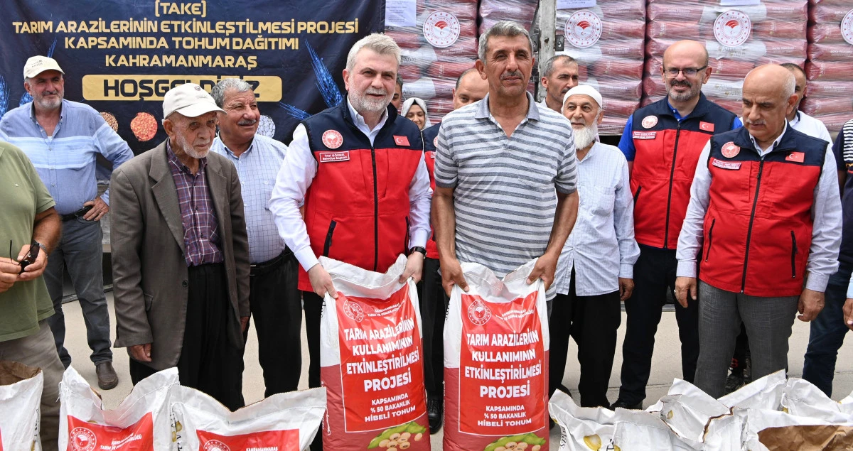 &Uuml;reticiye Can Suyu; 47 Ton Soya Tohumu Dağıtıldı!