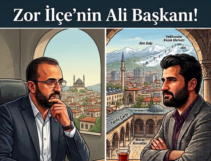 Zor il&ccedil;e&rsquo;nin Ali başkanı!