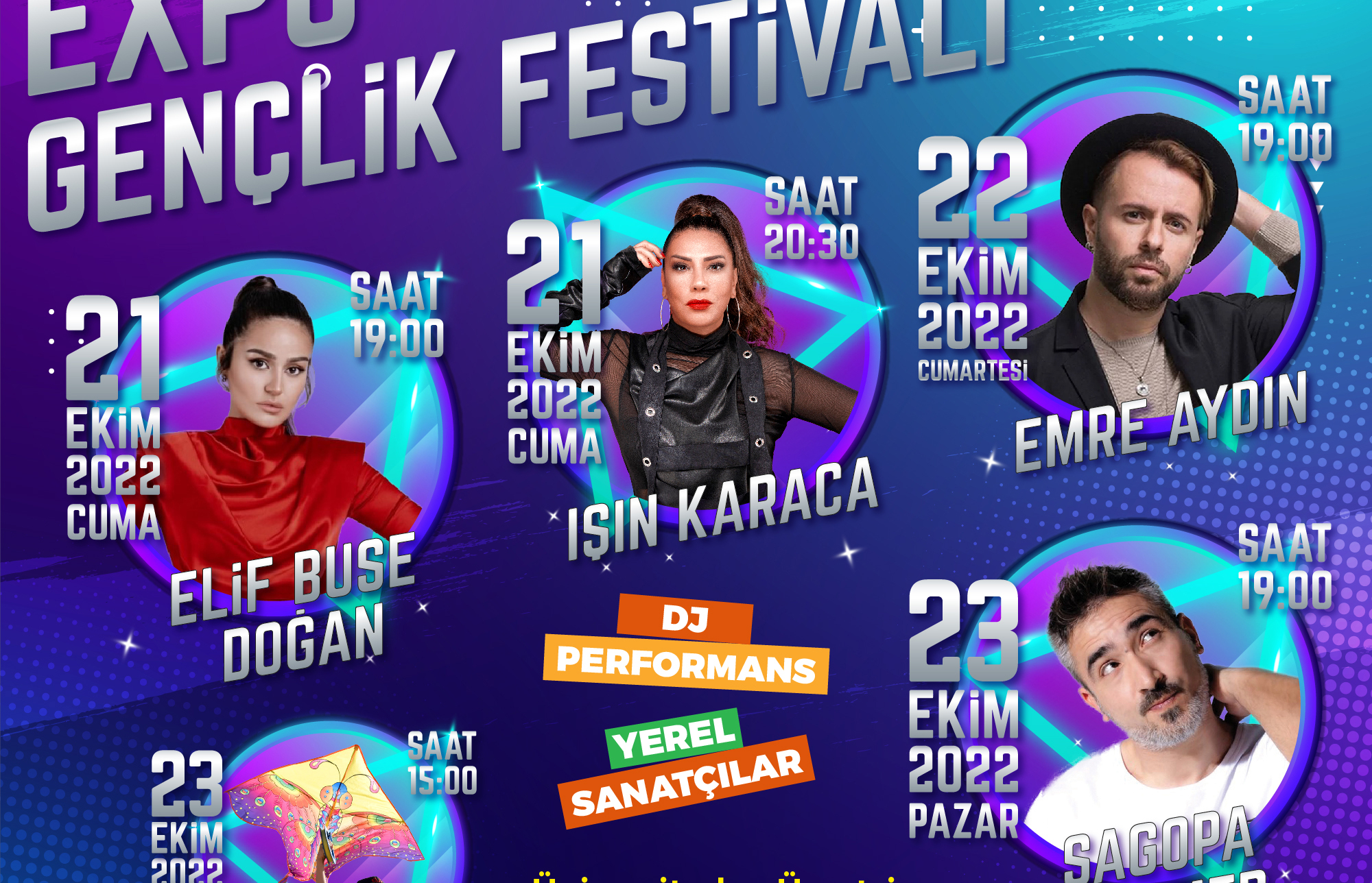 EXPO2023 Gençlik Festivali - konserler